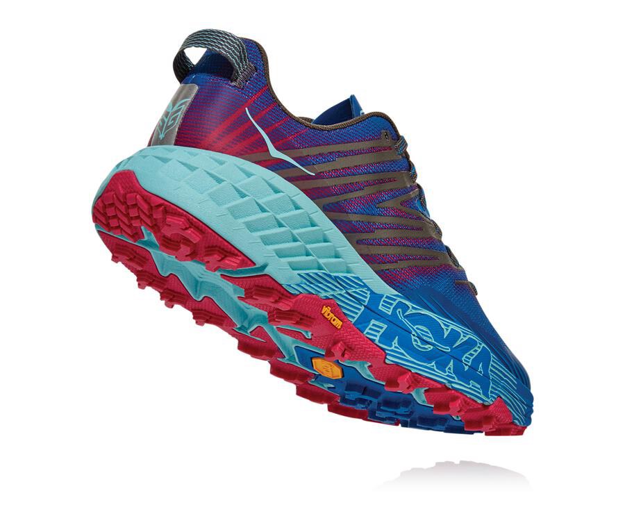 Hoka One One Trailsko Dame - Speedgoat 4 - Blå - 032851WVL